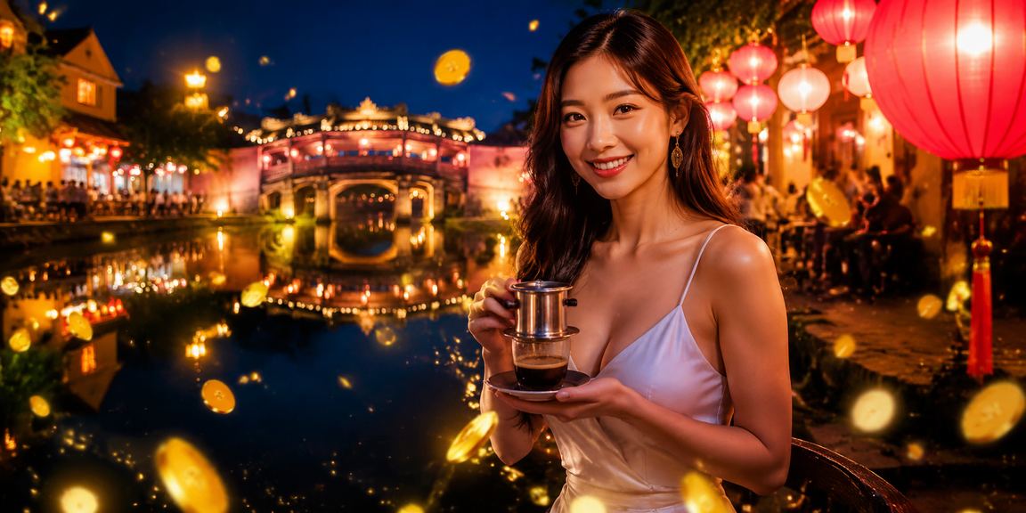Hội An với cà phê Việt Nam gợi thói quen xem trò chơi bằng điện thoại